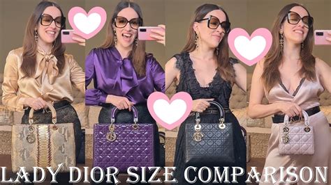 small lady dior vs medium lady dior